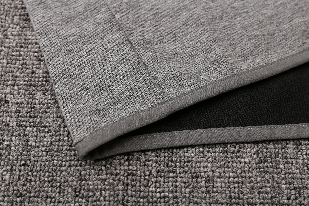 Veste à Capuche Zippée Gris Poches Noires