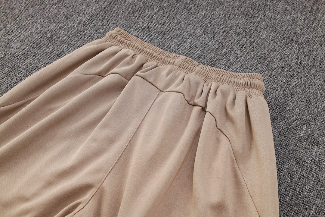 Veste à Capuche Zippée Kaki et Gris Clair 2023/24