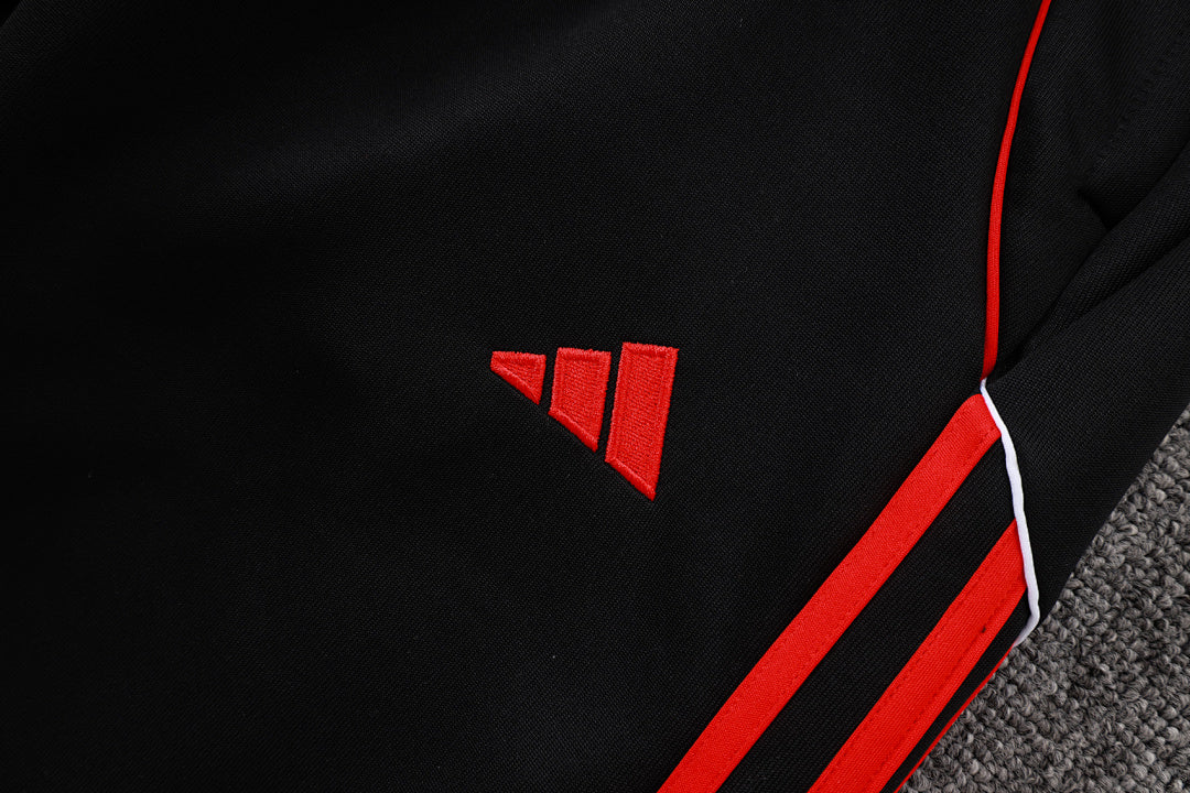 Veste à capuche zippée rétro Liverpool 2025/26 Noir