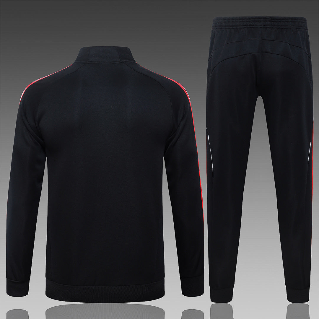 Veste à capuche zippée rétro Liverpool 2025/26 Noir