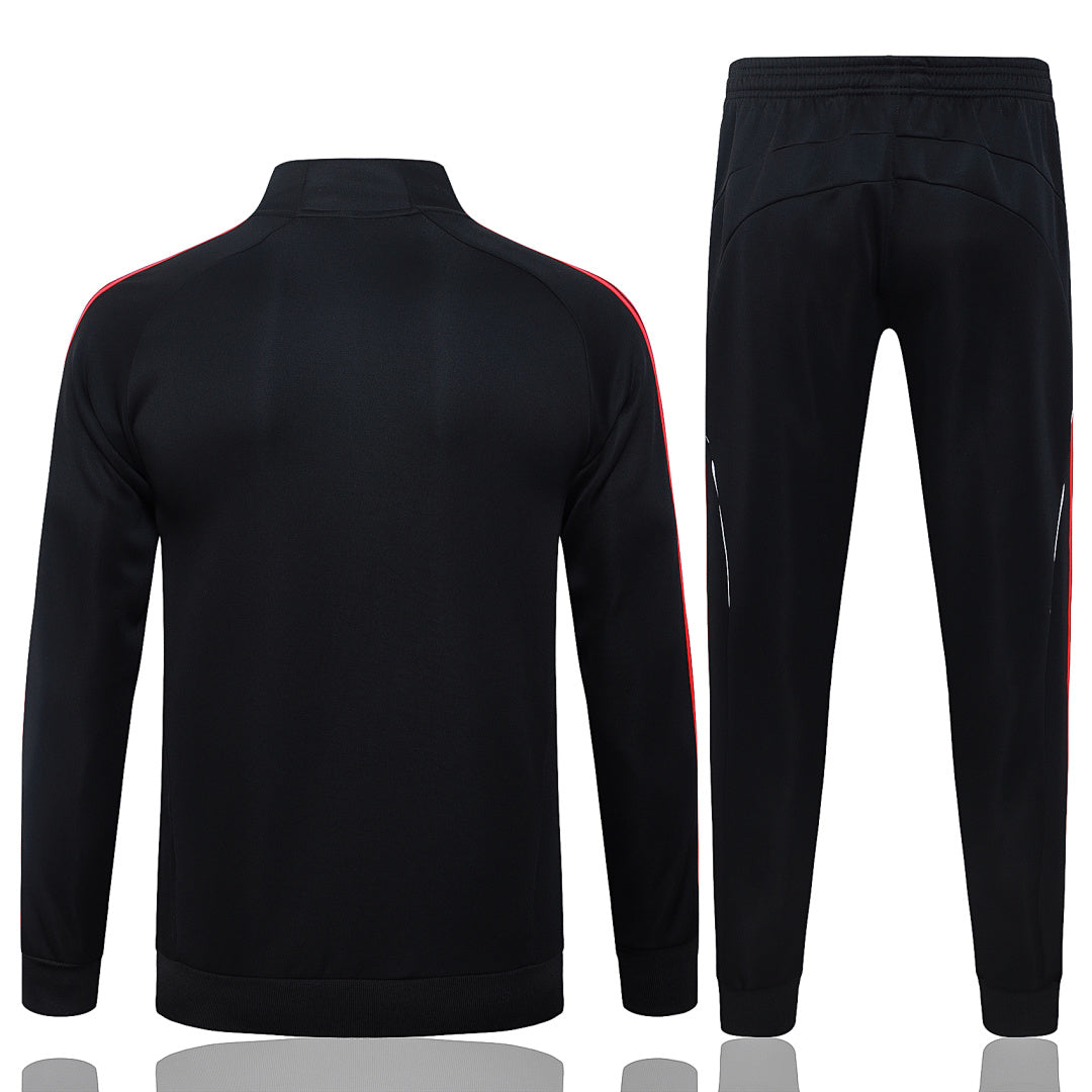 Veste à capuche zippée rétro Liverpool 2025/26 Noir