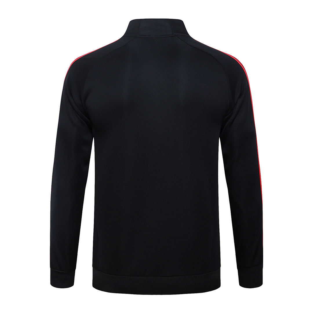 Veste à capuche zippée rétro Liverpool 2025/26 Noir