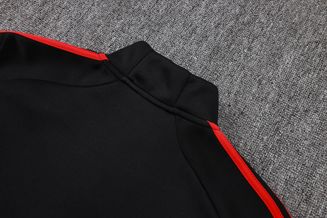 Veste à capuche zippée rétro Liverpool 2025/26 Noir