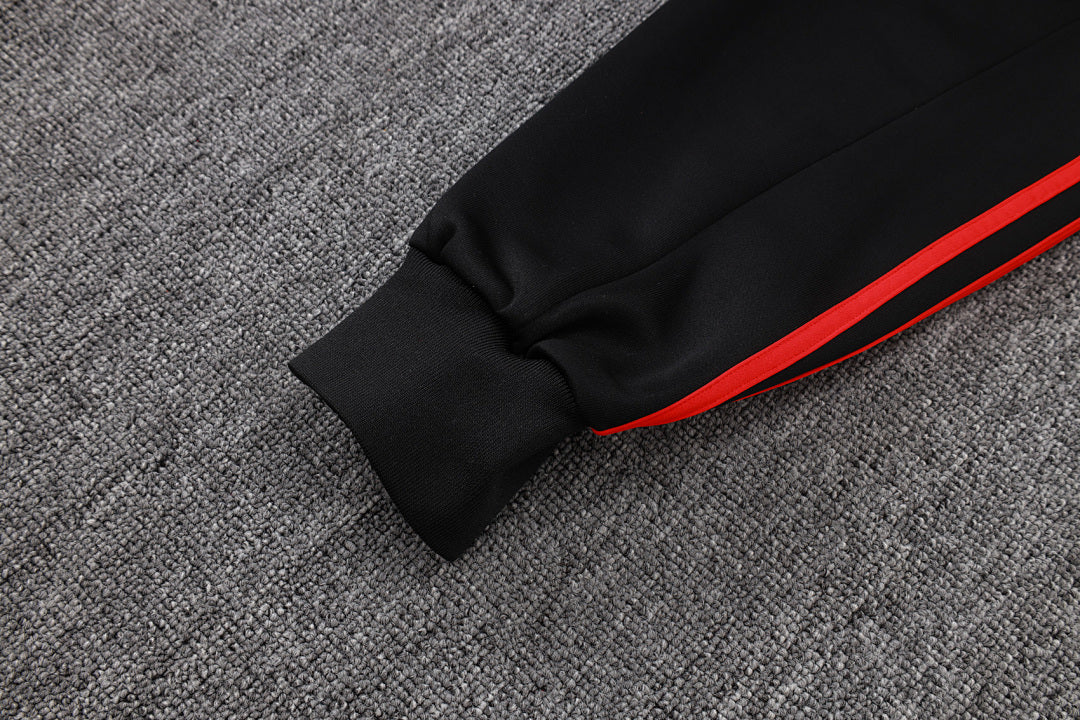Veste à capuche zippée rétro Liverpool 2025/26 Noir