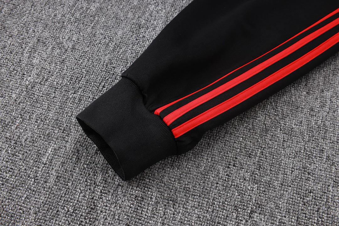Veste à capuche zippée rétro Liverpool 2025/26 Noir