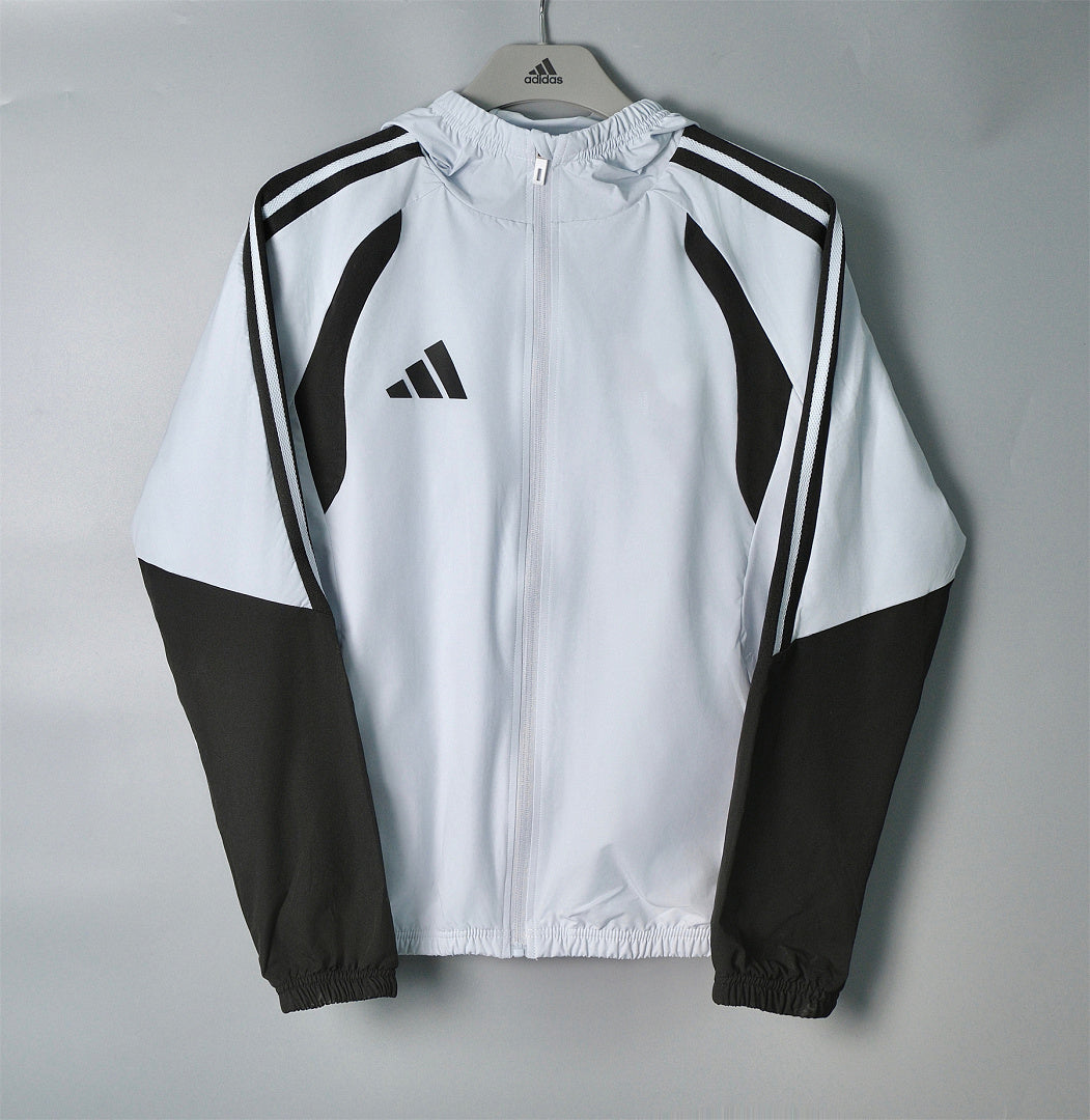 Veste Coupe-vent à Capuche Gris Clair 2026/27