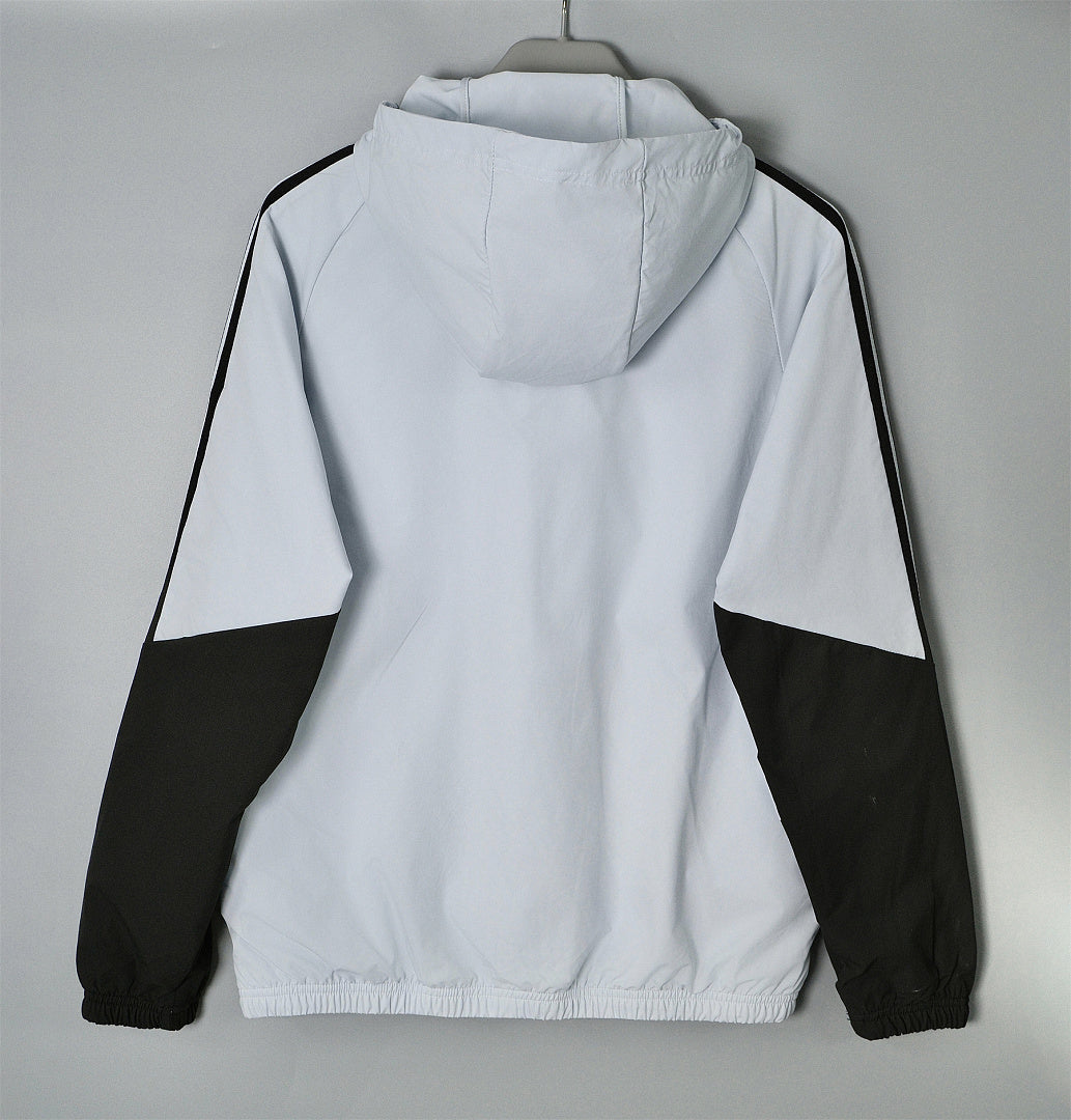 Veste Coupe-vent à Capuche Gris Clair 2026/27
