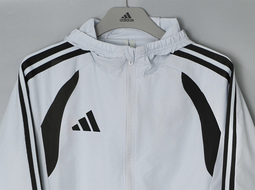 Veste Coupe-vent à Capuche Gris Clair 2026/27