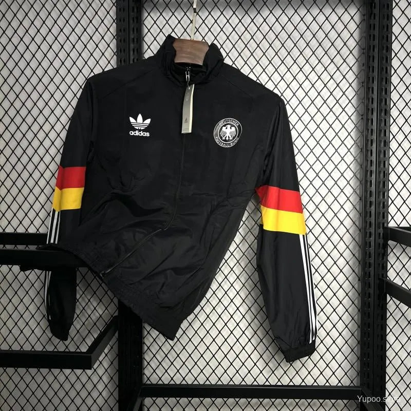 Veste coupe-vent Allemagne/Germany noir 2024/25