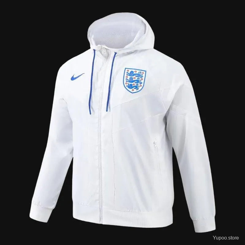 Veste coupe-vent Angleterre/England Blanc 2024/25
