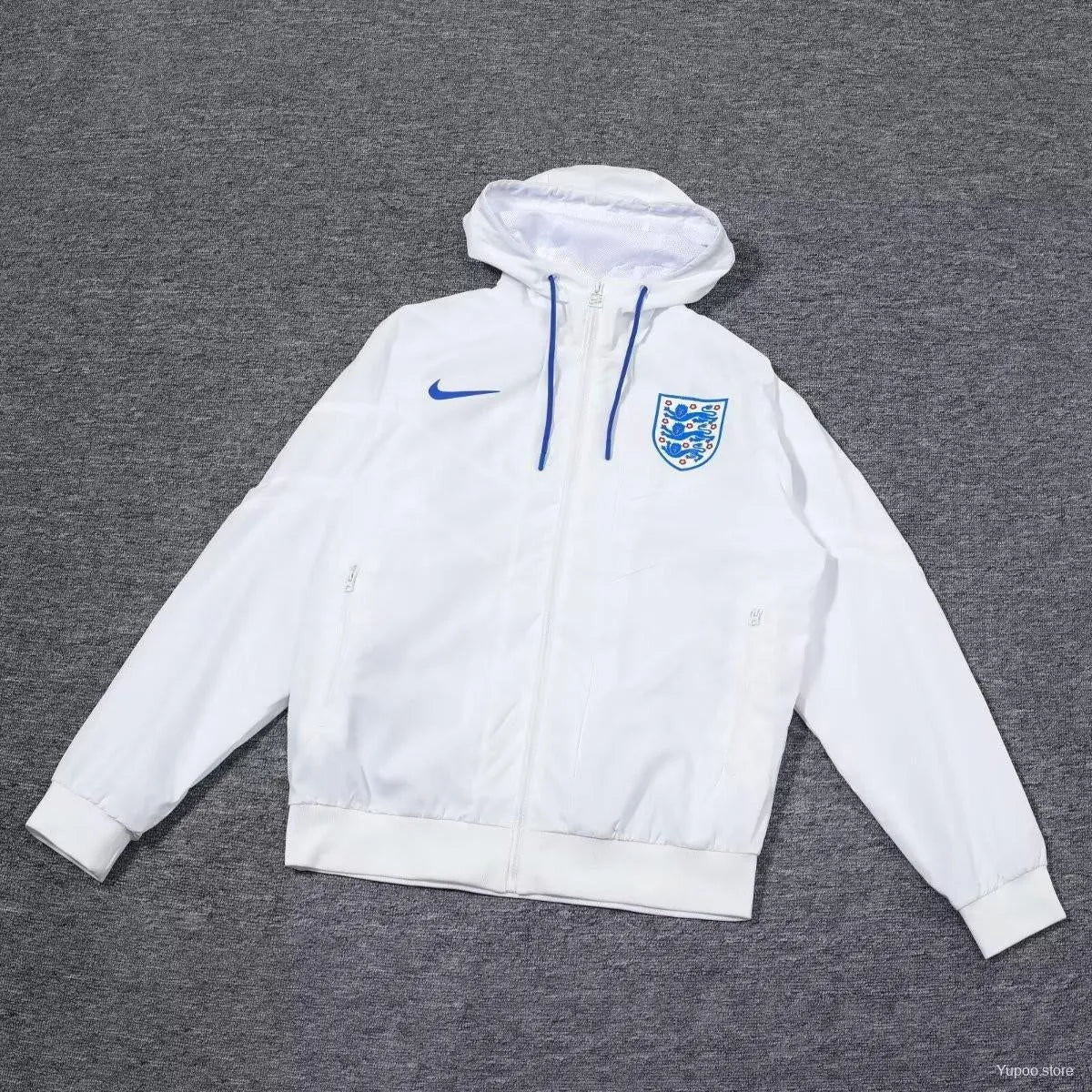 Veste coupe-vent Angleterre/England Blanc 2024/25