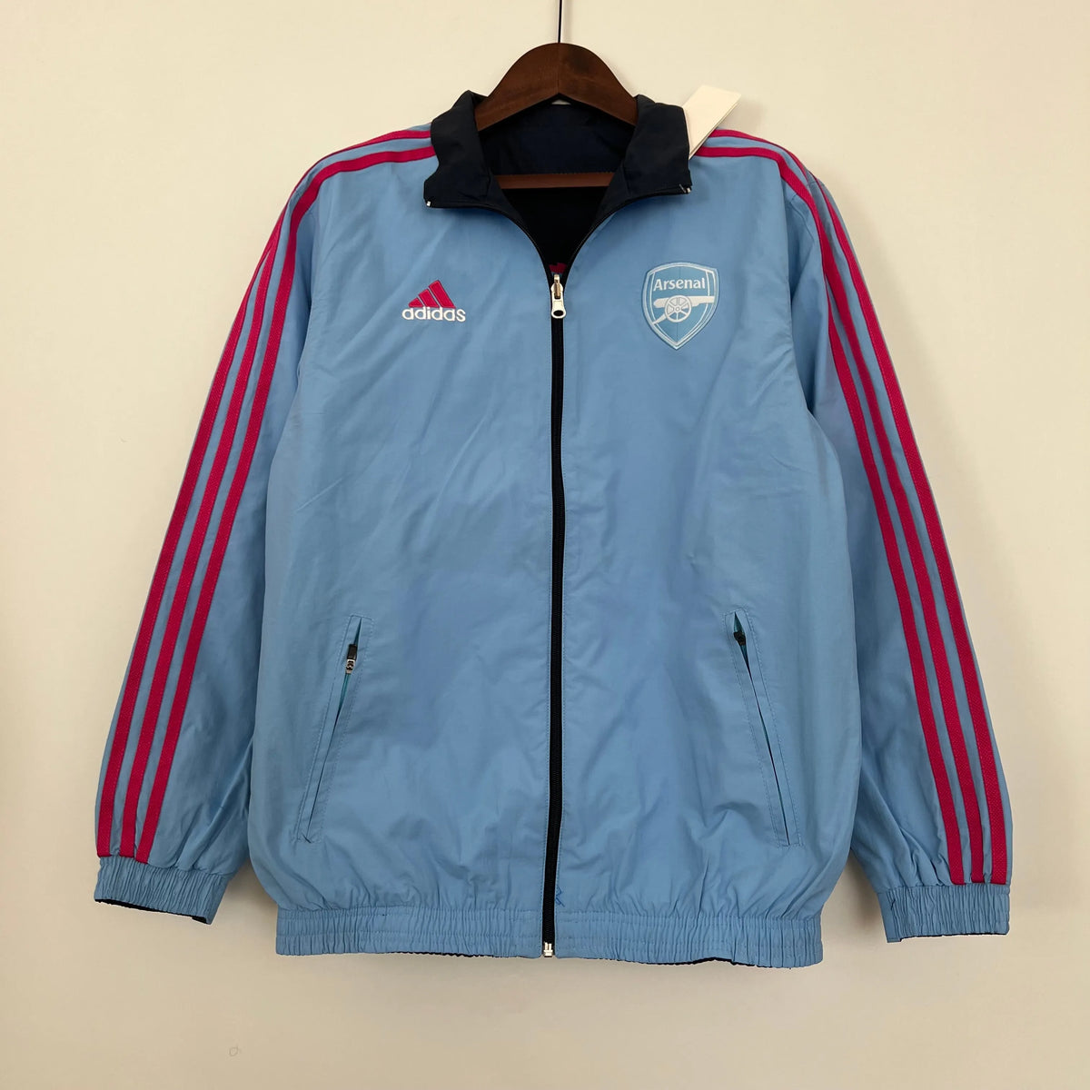 Veste coupe-vent Arsenal réversible bleu 2023/24