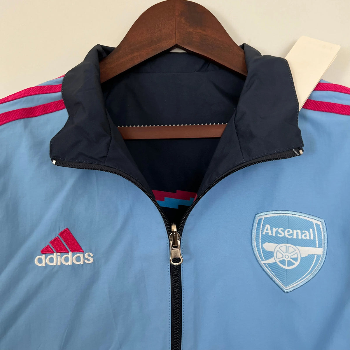 Veste coupe-vent Arsenal réversible bleu 2023/24
