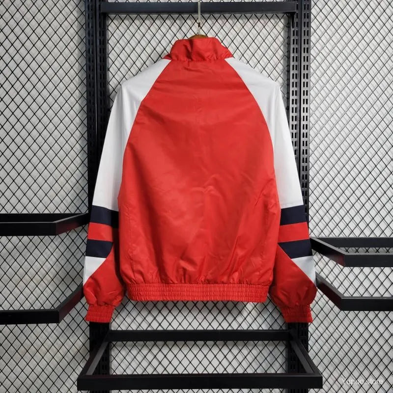 Veste coupe-vent Arsenal rouge/blanc 2023/24