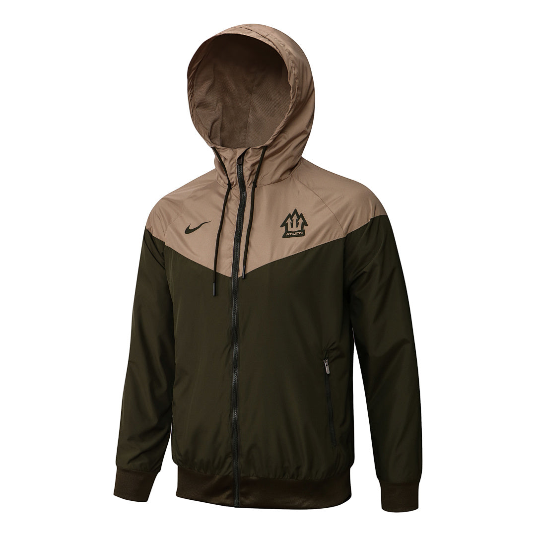 Veste Coupe-Vent Atlético Madrid 2021/22 - Vert Militaire