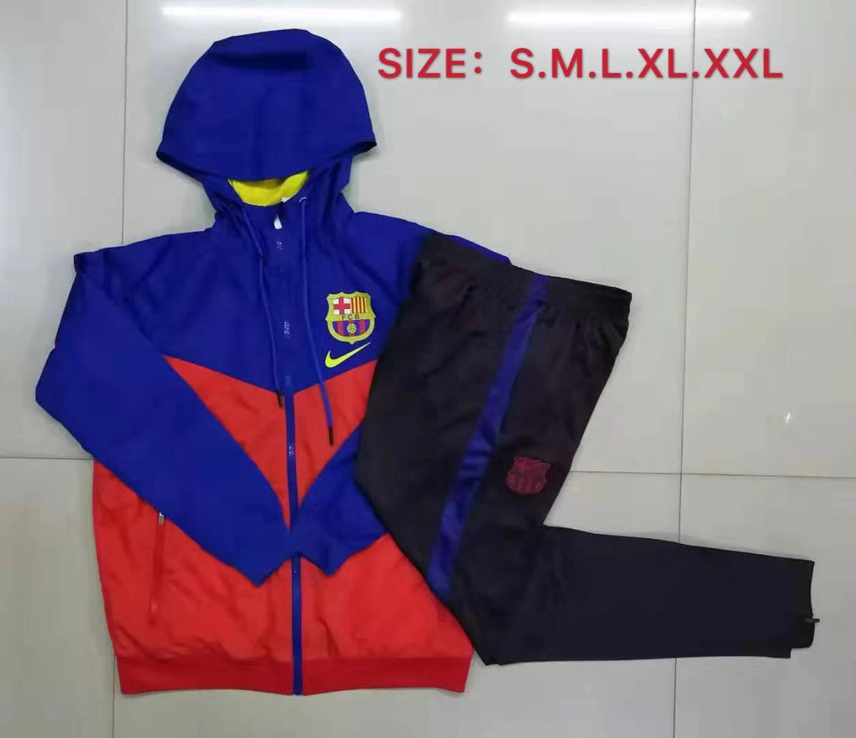 Veste Coupe-Vent Barcelone 2019/20 - Bleu Roi