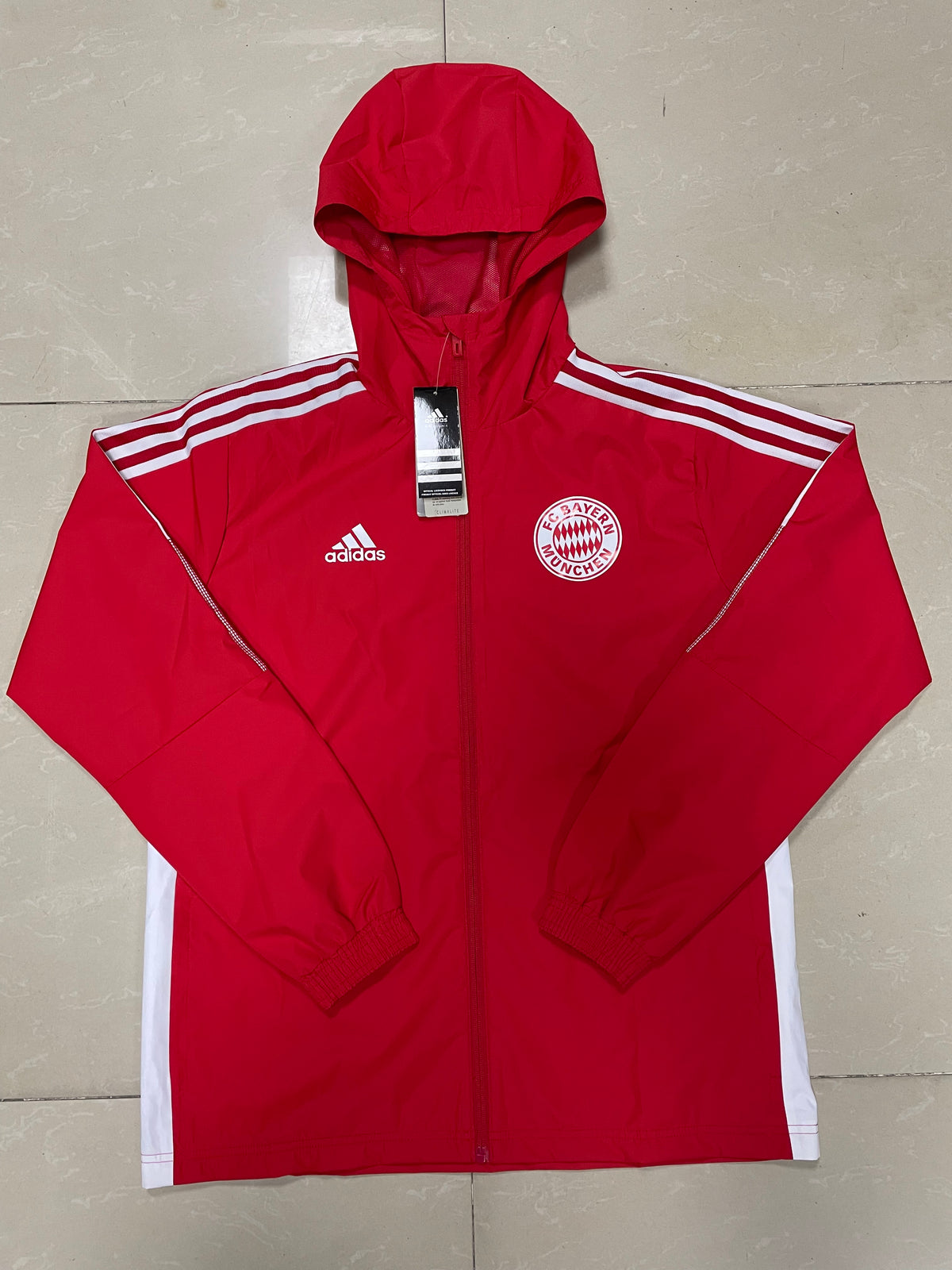 Veste Coupe-Vent Bayern Munich 2021/22 - Rouge