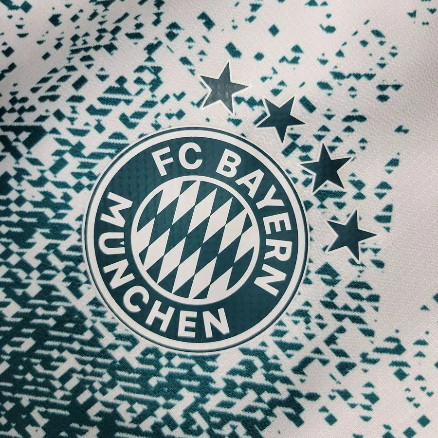 Veste coupe-vent Bayern Munich rouge/blanc 2024/25