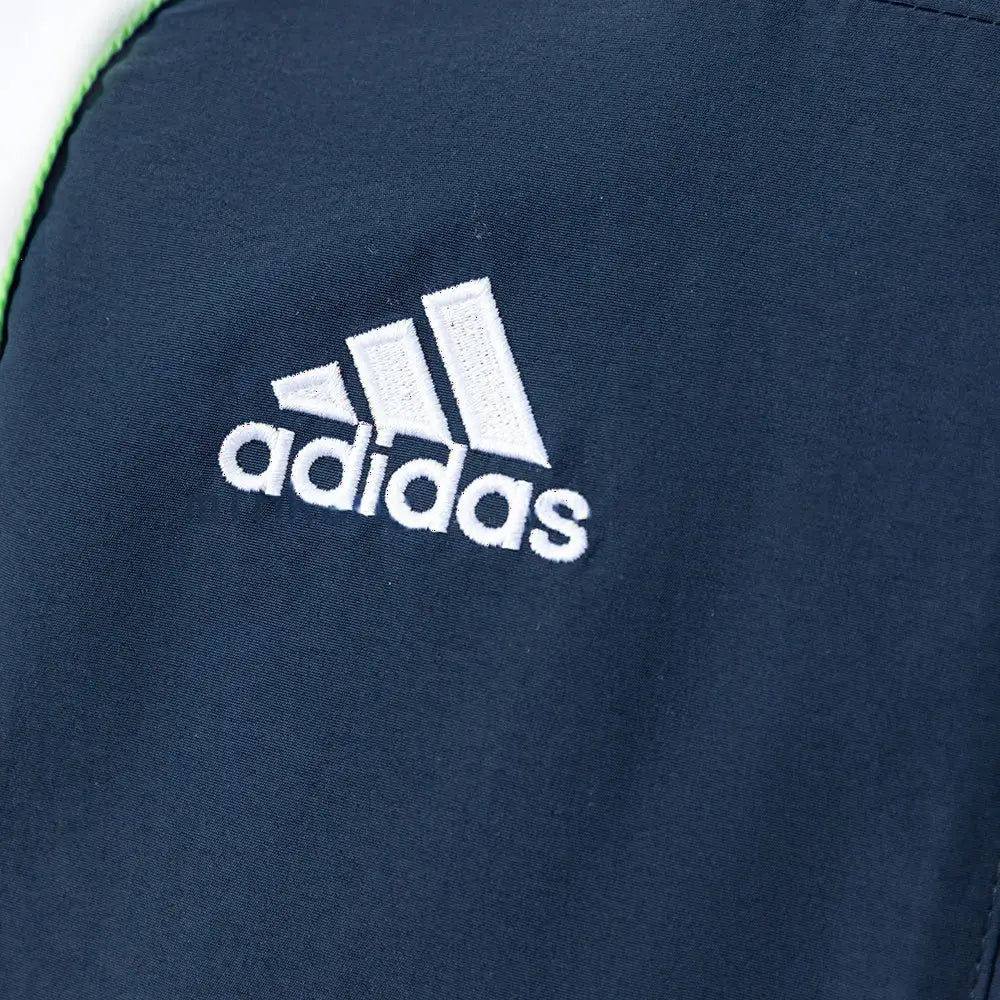 Veste coupe-vent Bleu Marine et Blanc