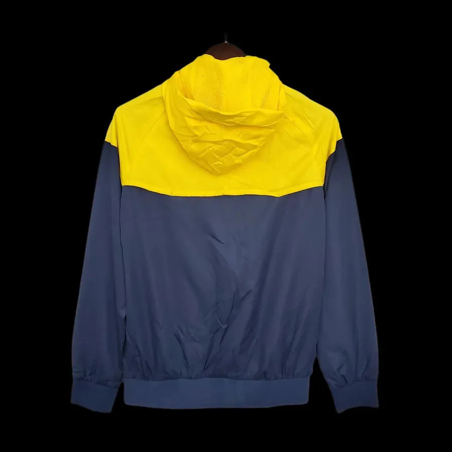 Veste coupe-vent Brésil/Brazil bleu/jaune 2024/25