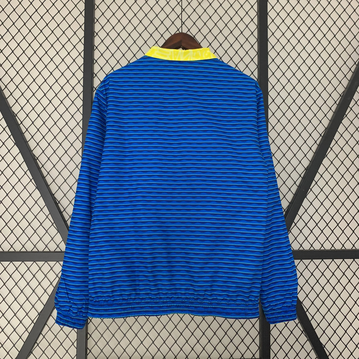 Veste coupe-vent Brésil/Brazil jaune/bleu 2023/24