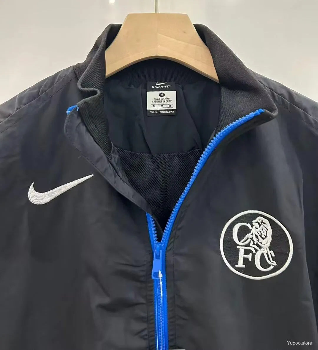 Veste coupe-vent Chelsea Nike noir 2025/26