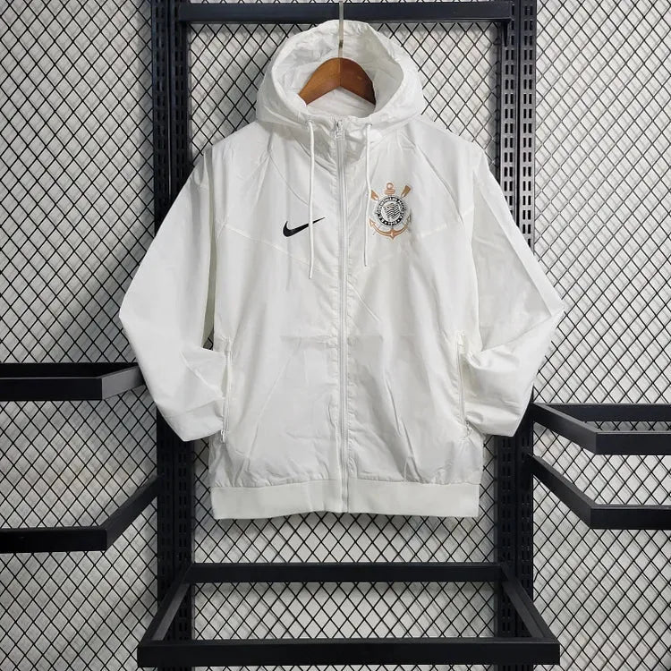 Veste coupe-vent Corinthians blanc 2023/24
