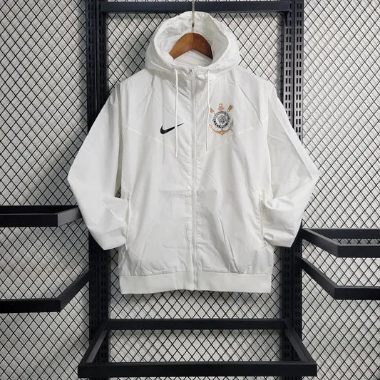 Veste coupe-vent Corinthians blanc 2023/24