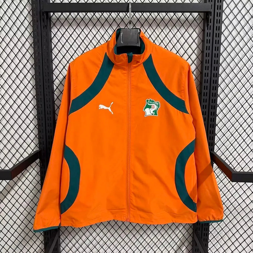 Veste coupe-vent Côte d’Ivoire/Ivory Coast Orange 2026/27