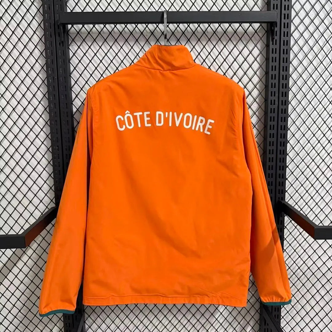 Veste coupe-vent Côte d’Ivoire/Ivory Coast Orange 2026/27