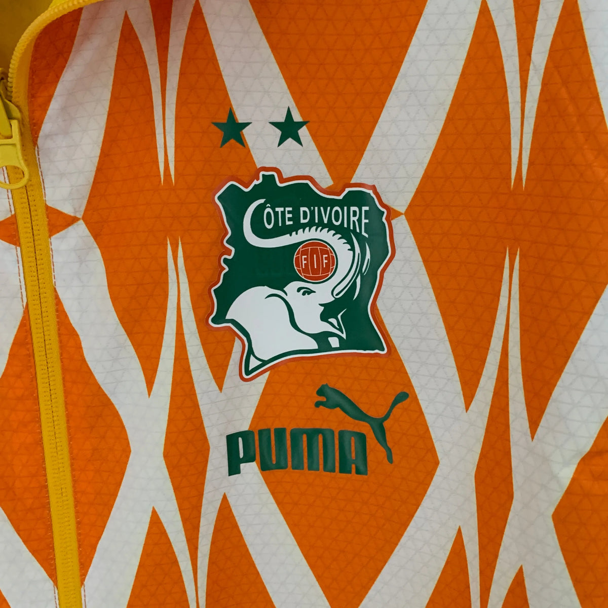 Veste coupe-vent Côte d’Ivoire/Ivory Coast réversible Orange 2023/24