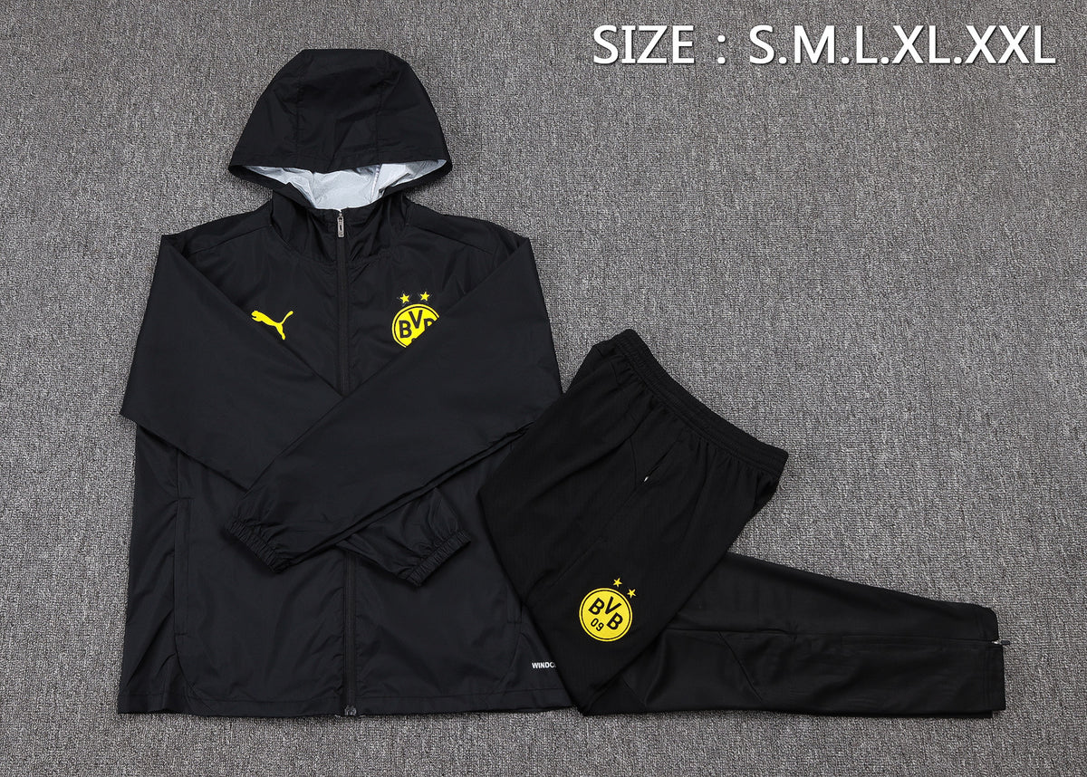 Veste Coupe-Vent Dortmund 2024/25 - Noir