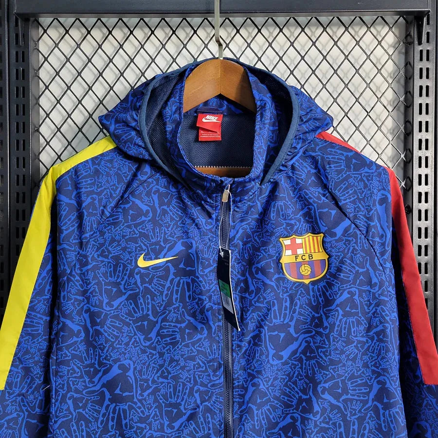 Veste coupe-vent FC Barcelone/Barcelona bleu 2024/25