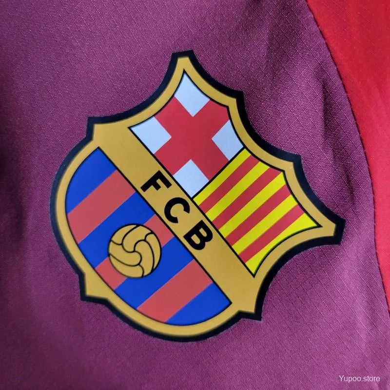 Veste coupe-vent FC Barcelone/Barcelona rouge 2023/24