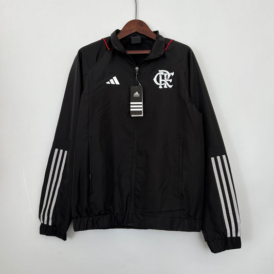 Veste coupe-vent Flamengo noir 2023/24
