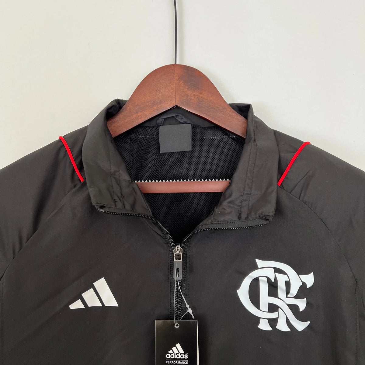 Veste coupe-vent Flamengo noir 2023/24