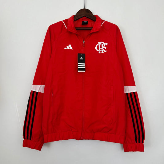 Veste coupe-vent Flamengo rouge/blanc 2023/24