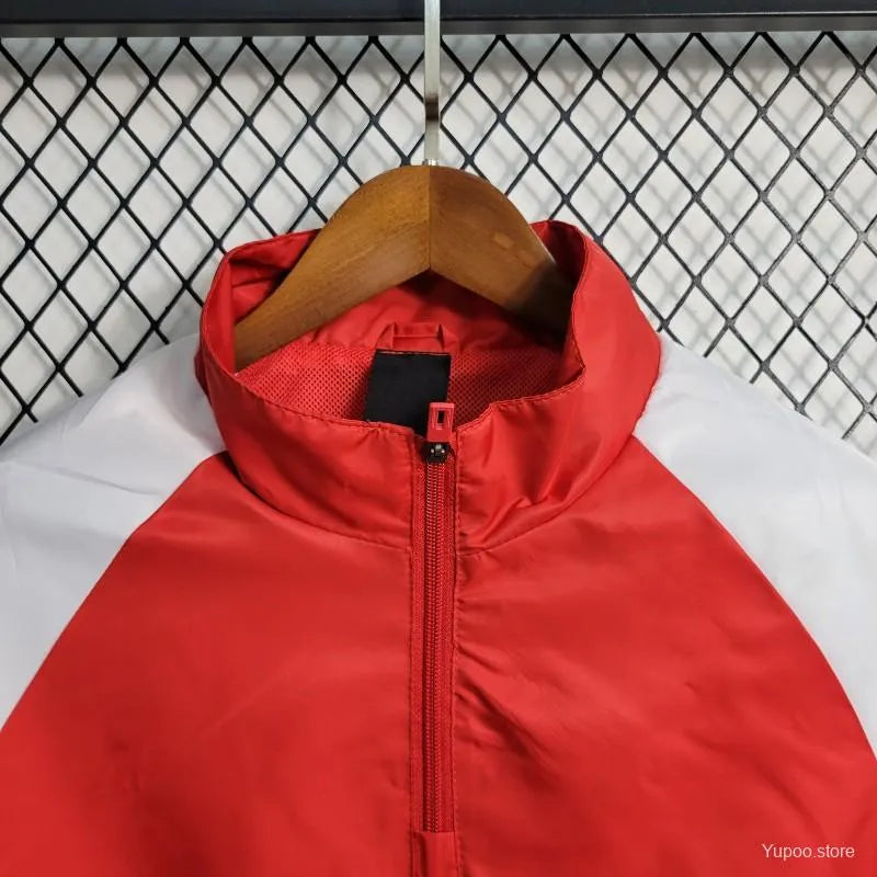 Veste coupe-vent Flamengo rouge/blanc 2023/24