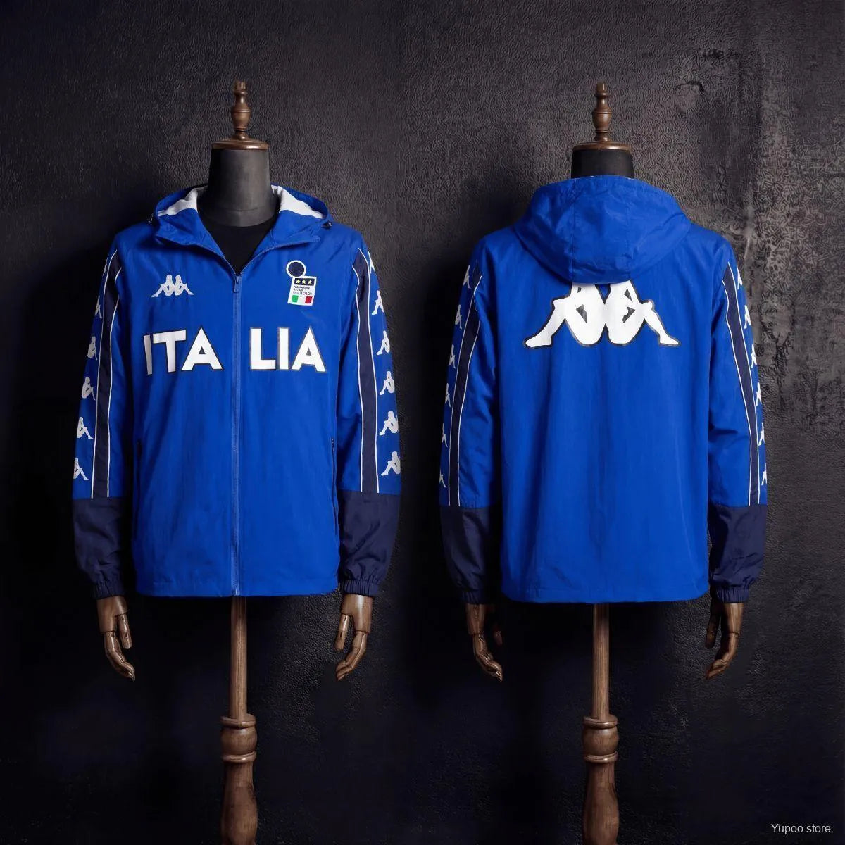 Veste coupe-vent Italie Italia Vintage rétro 1998