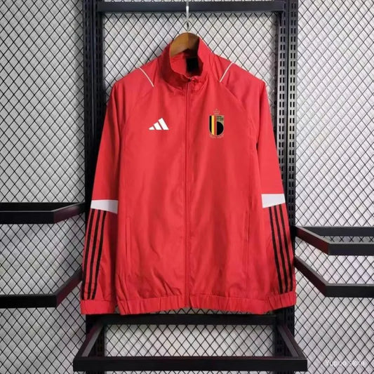 Veste coupe-vent jacket Belgique/Belgium rouge 2023/24