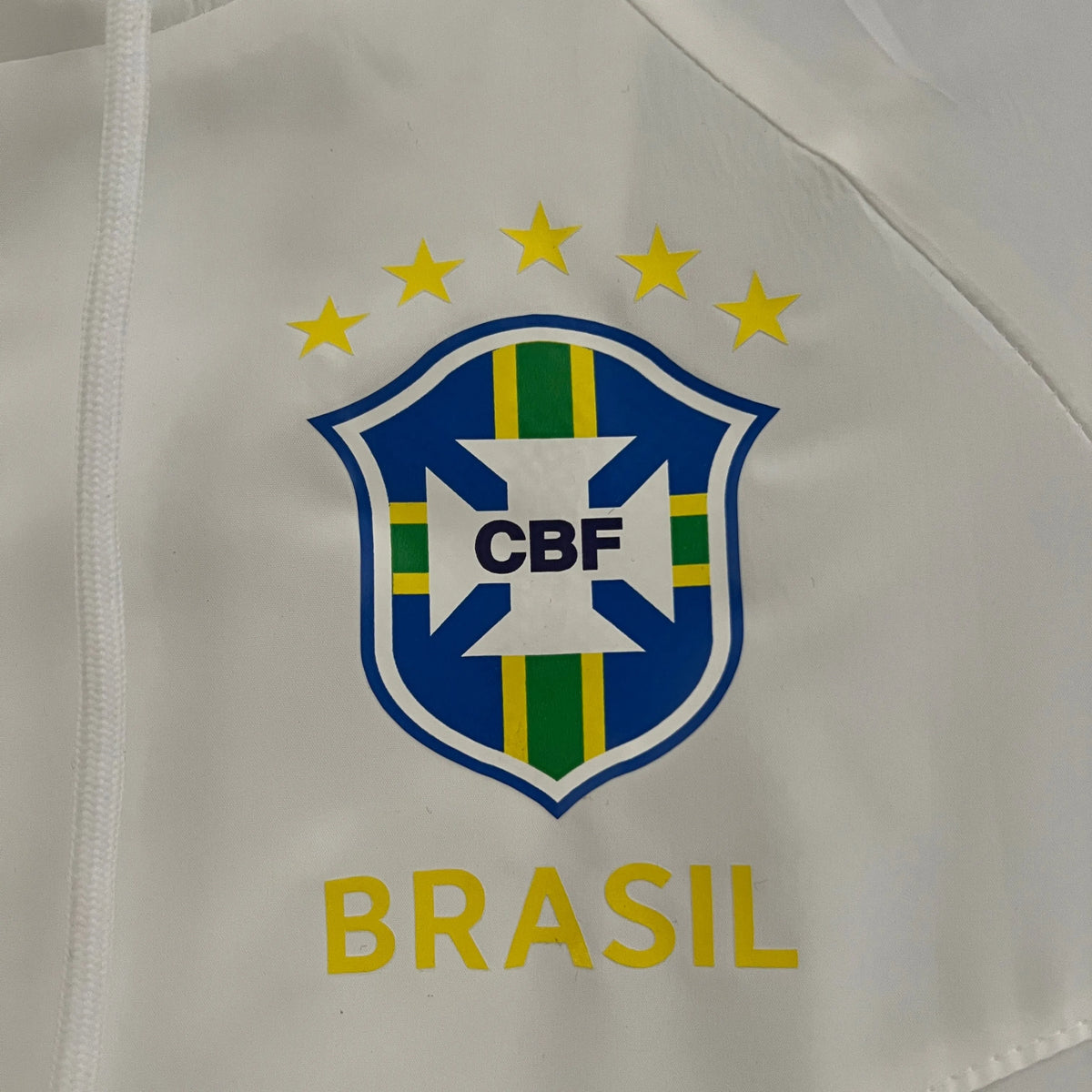 Veste coupe-vent jacket Brésil/Brazil blanc white 2024/25