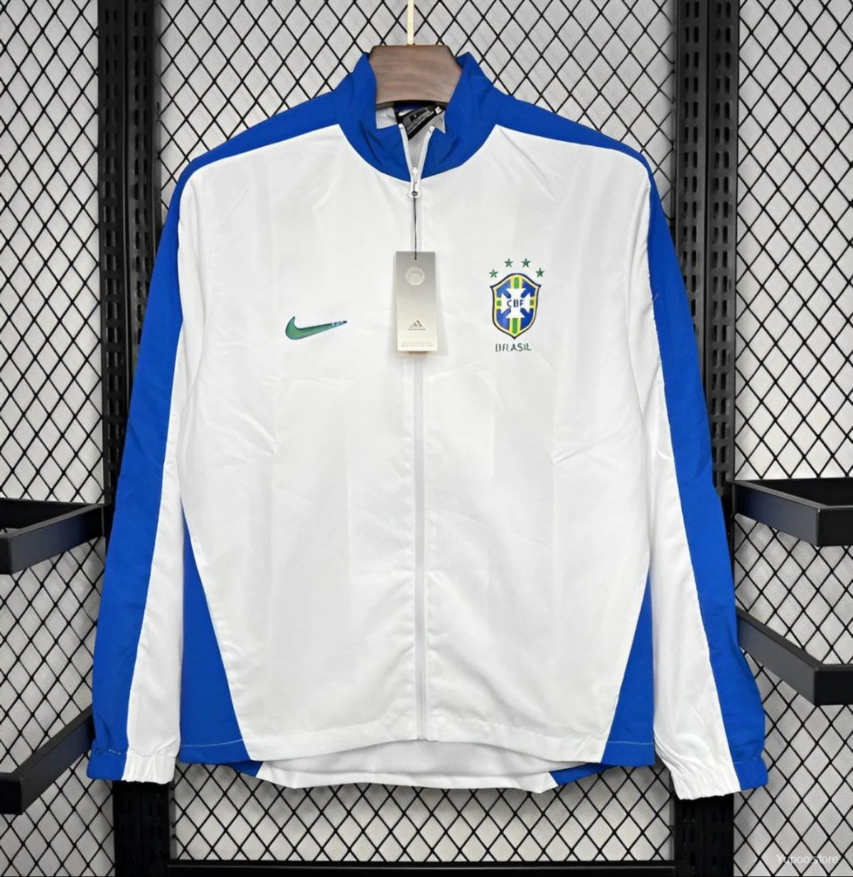 Veste coupe-vent jacket Brésil/Brazil Retro vintage 1994