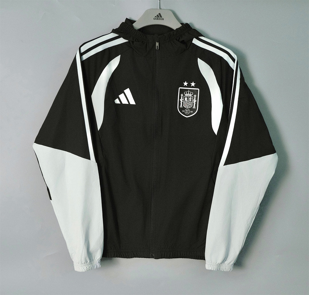 Veste coupe-vent jacket Espagne 2026/27 Noir