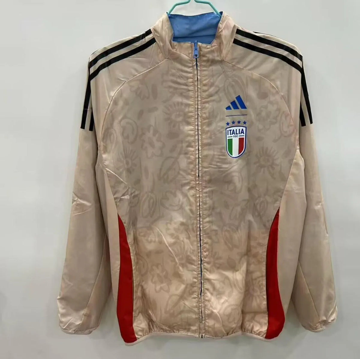 Veste coupe-vent jacket Italie/Italy beige 2025/26