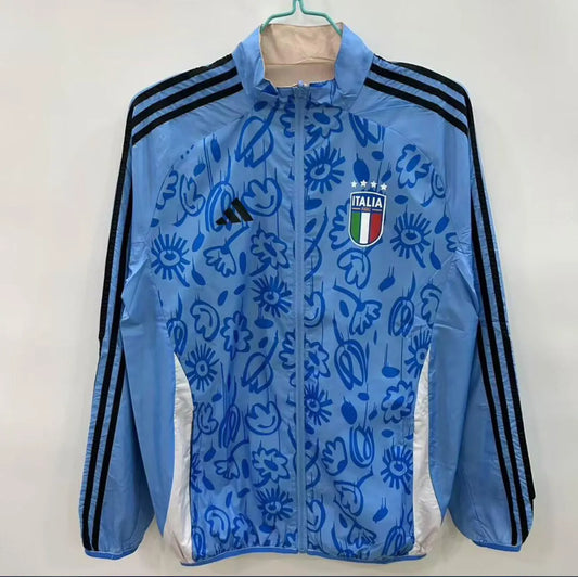 Veste coupe-vent jacket Italie/Italy bleu 2025/26