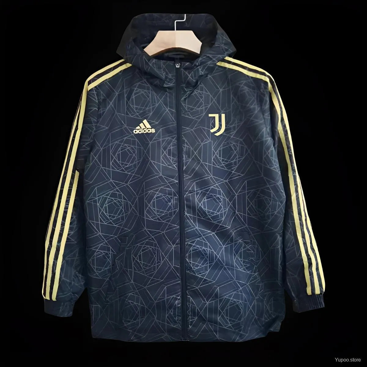 Veste coupe-vent jacket Juventus Adidas Noir 2023/24