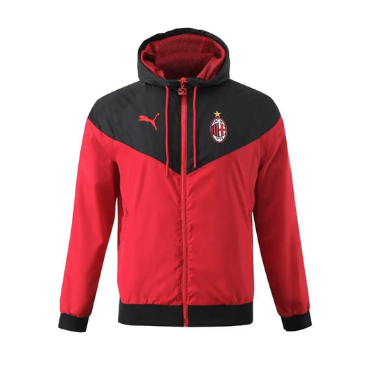 Veste coupe-vent jacket Milan AC rouge 2023/24