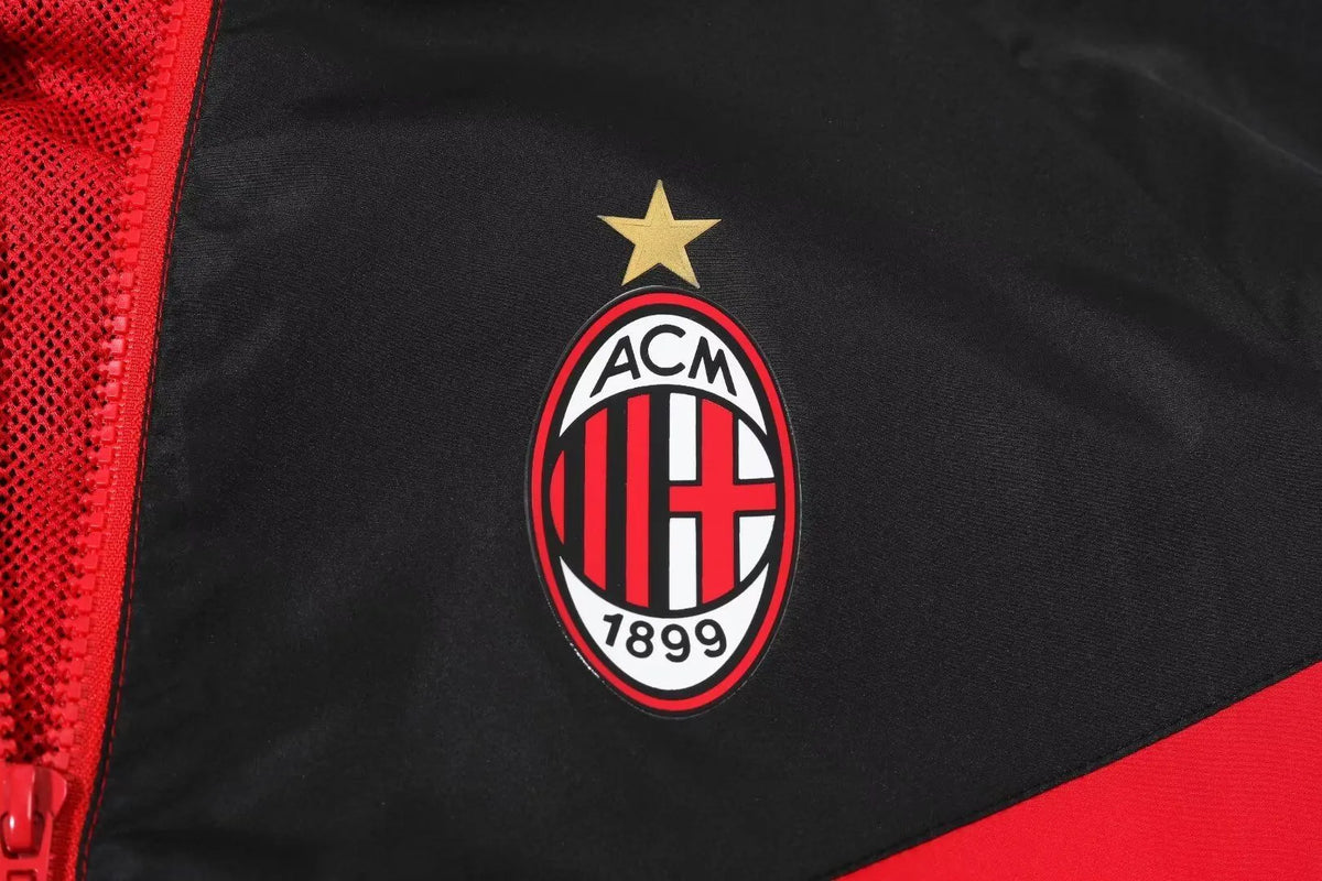 Veste coupe-vent jacket Milan AC rouge 2023/24
