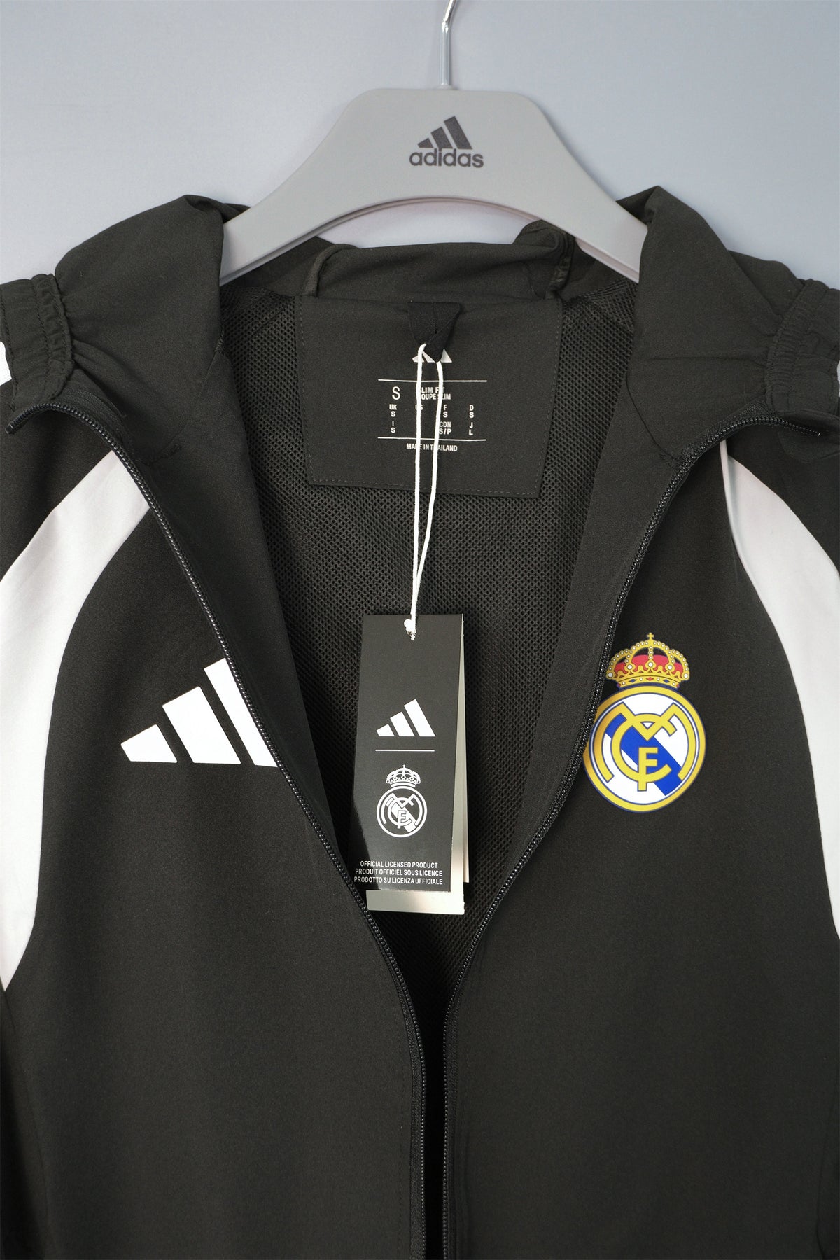 Veste coupe-vent jacket Real Madrid 2026/27 Noir