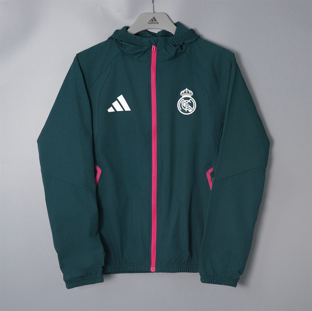 Veste coupe-vent jacket Real Madrid 2026/27 Vert Foncé